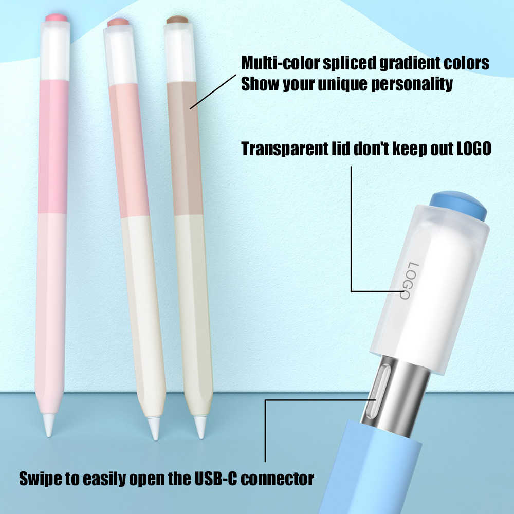 Color Splicing Silicone Pen Ca - огляд і ціна Iphone Tablet Accessories