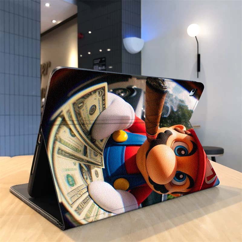 Cartoon M-Marios Art For Samsu - огляд і ціна Tablet A9 Accessories