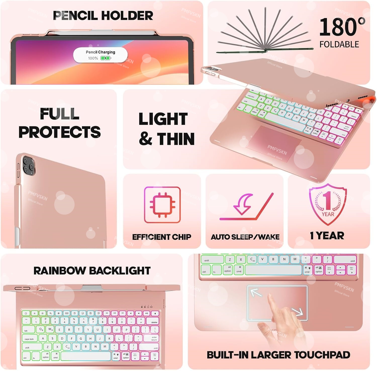 360° Magic Keyboard Case For i - огляд і ціна Tablet Keyboard Case