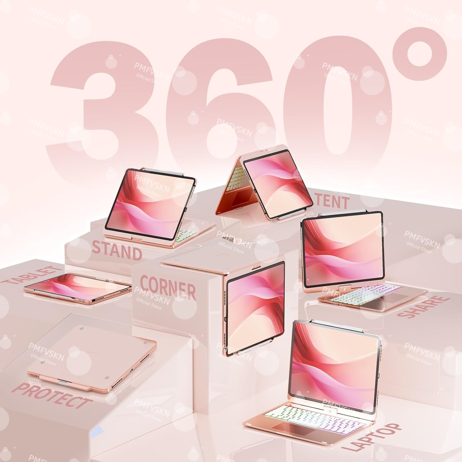 360° Magic Keyboard Case For i - огляд і ціна Tablet Keyboard Case