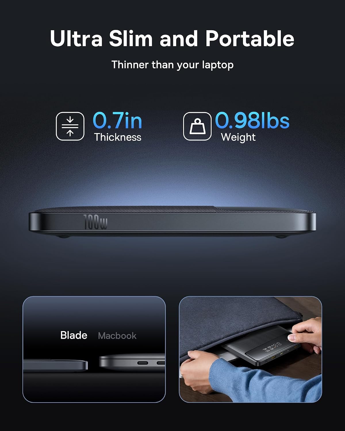 Baseus Laptop Portable Charger - огляд і ціна Accessories For Android Tablet