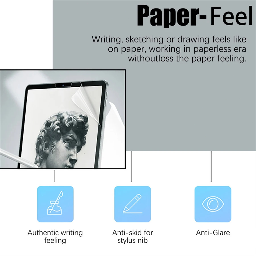 3Pcs Paper Feel Like Screen Pr - огляд і ціна Paper Feel Screen Film